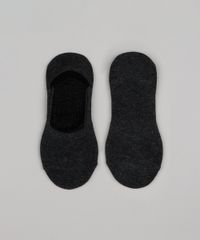 Meia-Masculina-Invisivel-Cinza-Mescla-Escuro-8772243-Cinza_Mescla_Escuro_1