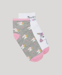 Kit-de-2-Meias-Infantis-Cano-Medio-Estampadas-de-Unicornio-Multicor-9264075-Multicor_1