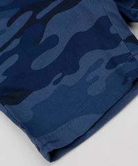 Bermuda-de-Sarja-Infantil-Estampada-Camuflada-com-Cordao-e-Bolsos-Azul-Marinho-9642421-Azul_Marinho_5