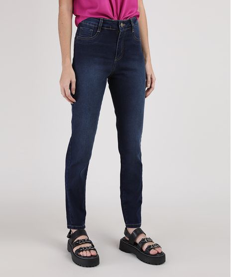 Calca-Jeans-Feminina-Sawary-Super-Skinny-360-Cintura-Alta-Azul-Escuro-9945237-Azul_Escuro_1