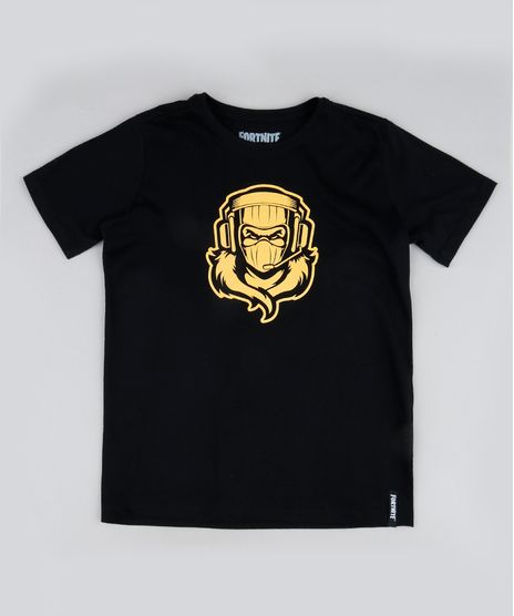 Camiseta-Juvenil-Fortnite-Raptor-Manga-Curta-Gola-Careca-Preta-9945948-Preto_1