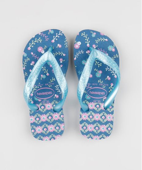 Chinelo-Infantil-Havaianas-Estampado-Floral-Azul-9951085-Azul_1
