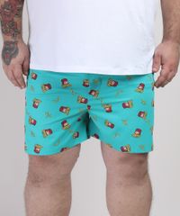 Samba-Cancao-Masculino-Estampada-de-Batatas-Cos-com-Elastico-Azul-9951240-Azul_1