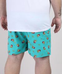 Samba-Cancao-Masculino-Estampada-de-Batatas-Cos-com-Elastico-Azul-9951240-Azul_2