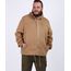 Jaqueta-Masculina-Plus-Size-com-Capuz-e-Bolsos-Caramelo-9951374-Caramelo_1