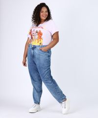 Calca-Jeans-Feminina-Plus-Size-Mom-Cintura-Alta-Marmorizada-Azul-Medio-9952778-Azul_Medio_3