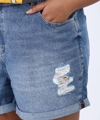 Short-Jeans-Feminino-Plus-Size-Mom-Cintura-Alta-Destroyed-Marmorizado-Azul-Medio-9952908-Azul_Medio_4