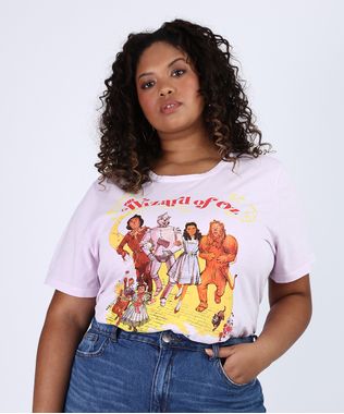 Blusa-Feminina-Plus-Size-O-Magico-de-Oz-Manga-Curta-Decote-Redondo-Lilas-9953283-Lilas_1