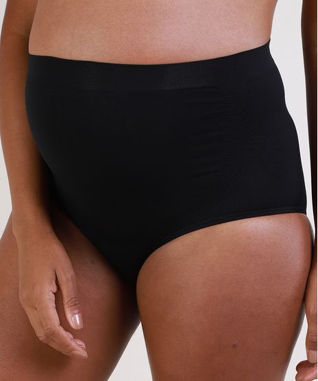 Calcinha-Gestante-Loba-Lupo-Sem-Costura-Cintura-Alta-Preta-9954455-Preto_1