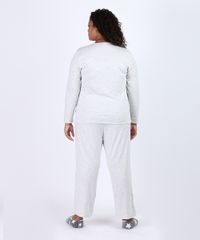 Pijama-Feminino-Plus-Size-com-Renda-Manga-Longa-Cinza-Mescla-Claro-9953336-Cinza_Mescla_Claro_2