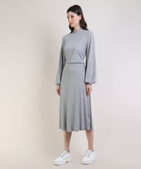 Saia-Feminina-Mindset-Midi-Canelada-Evase-Cinza-Mescla-9956126-Cinza_Mescla_3