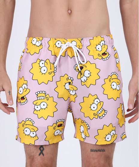Short-Masculino-Lisa-Os-Simpsons-Estampado-Rosa-Claro-9955403-Rosa_Claro_1
