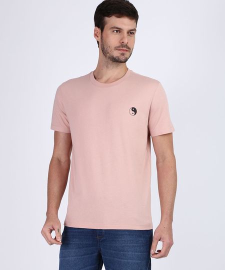 Camiseta-masculina--Yin-Yang--Manga-Curta-Gola-Careca-Rose-9952826-Rose_1