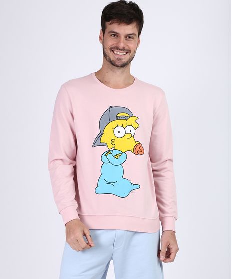 Blusao-de-Moletom-Masculino-Meg-Os-Simpsons-Rosa-9953478-Rosa_1