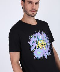 Camiseta-Masculina-Bob-Esponja-Manga-Curta-Gola-Careca-Preta-9955434-Preto_4 Camiseta-Masculina-Bob-Esponja-Manga-Curta-Gola-Careca-Preta-9955434-Preto_4