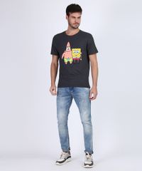 Camiseta-Masculina-Bob-Esponja-Manga-Curta-Gola-Careca-Chumbo-9955440-Chumbo_3