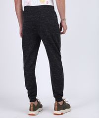 Calca-de-Moletom-Masculino-Relaxed-com-Bolsos-e-Cordao-Para-Amarrar-Cinza-Mescla-Escuro-9810670-Cinza_Mescla_Escuro_2