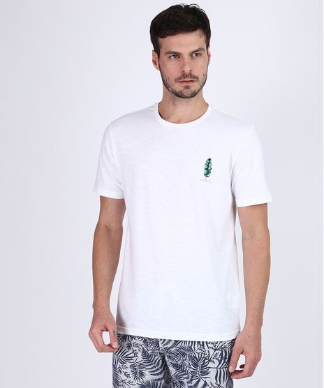 Camiseta-Masculina-Folha-de-Bananeira-Manga-Curta-Gola-Careca-Branca-9943592-Branco_1