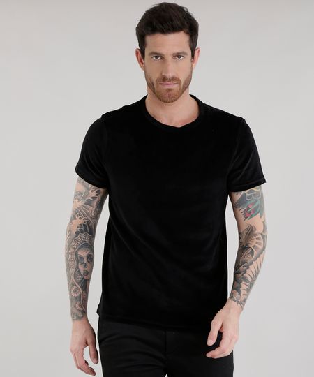 Camiseta-em-Plush-Preta-8650508-Preto_1 Camiseta-em-Plush-Preta-8650508-Preto_1