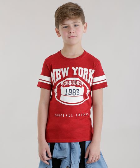Camiseta--New-York-Football-League--Vermelha-8684056-Vermelho_1