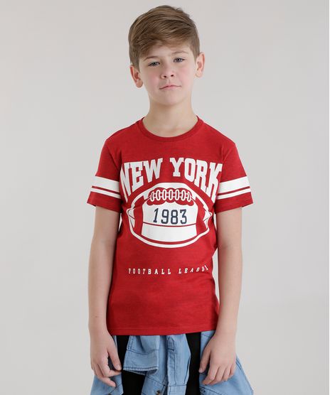 Camiseta--New-York-Football-League--Vermelha-8684056-Vermelho_1