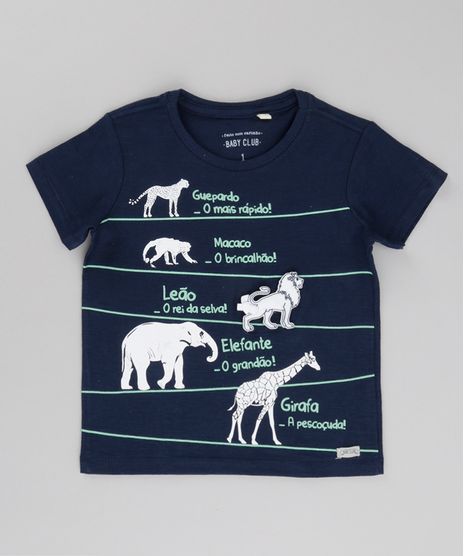 Camiseta-Animais-da-Savana-Azul-Marinho-8683417-Azul_Marinho_1