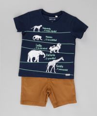 Camiseta-Animais-da-Savana-Azul-Marinho-8683417-Azul_Marinho_3