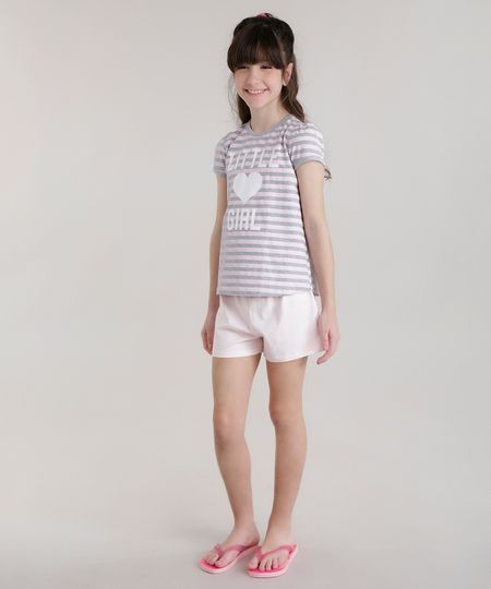 Pijama-Listrado--Little-Girl--Rosa-Claro-8677554-Rosa_Claro_1 Pijama-Listrado--Little-Girl--Rosa-Claro-8677554-Rosa_Claro_1
