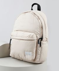 Mochila-de-Nylon-Feminina-Manu-Gavassi-Puffer-Grande-com-Bolsos-Kaki-9845710-Kaki_1