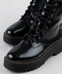 Bota-Coturno-Feminina-Oneself-Cano-Medio-Tratorada-Preta-9906523-Preto_4