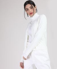 Cardigan-de-Trico-Feminino-Canelado-com-Perolas-Decote-Redondo-Off-White-9942029-Off_White_1