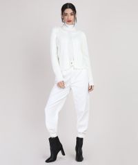 Cardigan-de-Trico-Feminino-Canelado-com-Perolas-Decote-Redondo-Off-White-9942029-Off_White_2