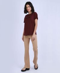 Blusa-Feminina--Power-In-Life--Manga-Curta-Vinho-9615400-Vinho_3