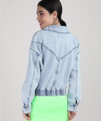 Jaqueta-Jeans-Biker-Feminina-com-Cinto-Azul-Claro-9946821-Azul_Claro_3