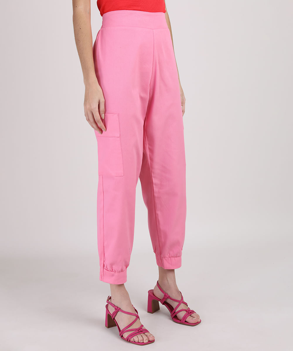 calça cintura alta c&a