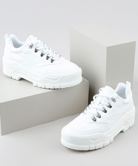 Tenis-Feminino-Oneself-Chunky-com-Recortes-Branco-9949545-Branco_1 Tenis-Feminino-Oneself-Chunky-com-Recortes-Branco-9949545-Branco_1