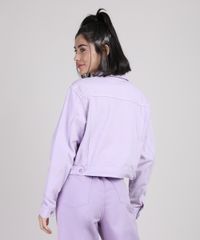 Jaqueta-de-Sarja-Feminina-Cropped-com-Bolsos-Lilas-9950566-Lilas_3