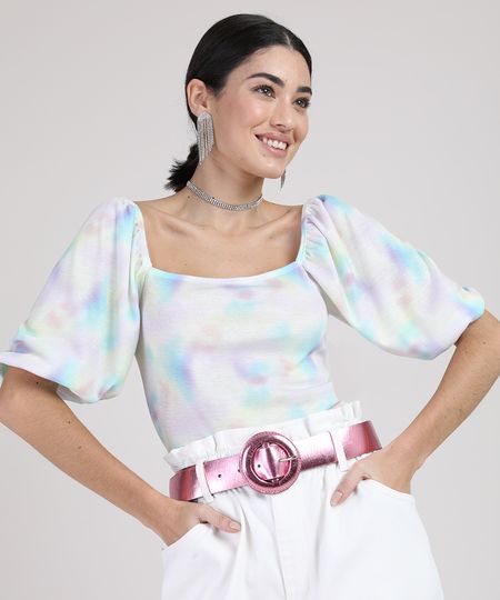 Blusa-Feminina-Canelada-Estampada-Tie-Dye-Manga-Bufante-Decote-Reto-Multicor-9950682-Multicor_1 Blusa-Feminina-Canelada-Estampada-Tie-Dye-Manga-Bufante-Decote-Reto-Multicor-9950682-Multicor_1