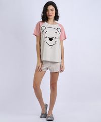Pijama-Feminino-Ursinho-Pooh-Raglan-Manga-Curta-Cinza-Mescla-Claro-9948658-Cinza_Mescla_Claro_3 Pijama-Feminino-Ursinho-Pooh-Raglan-Manga-Curta-Cinza-Mescla-Claro-9948658-Cinza_Mescla_Claro_3