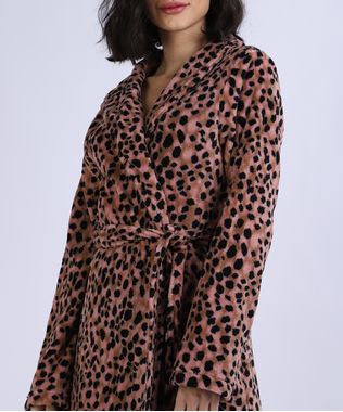 Roupao-de-Fleece-Feminino-Animal-Print-com-Faixa-para-Amarrar-Manga-Longa-Rosa-9836388-Rosa_1