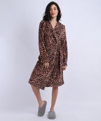 Roupao-de-Fleece-Feminino-Animal-Print-com-Faixa-para-Amarrar-Manga-Longa-Rosa-9836388-Rosa_3