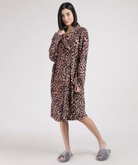 Roupao-de-Fleece-Feminino-Animal-Print-com-Faixa-para-Amarrar-Manga-Longa-Rosa-9836388-Rosa_5