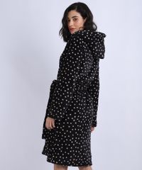 Roupao-de-Fleece-feminino-Poa-com-Faixa-para-Amarrar-Manga-Longa-Preto-9836389-Preto_2