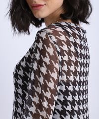 Vestido-em-Tule-Feminino-Curto-Estampado-Pied-de-Poule-Manga-Longa-Preto-9947114-Preto_4