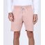 Bermuda-de-Moletom-Reta-Masculina-Com-Bolsos-e-Cordao-Para-Amarrar-Rosa-Claro-9954910-Rosa_Claro_1