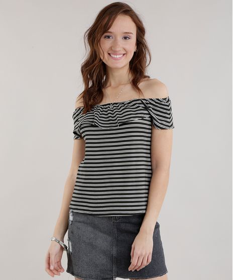 Blusa-Ombro-a-Ombro-Listrada-Preta-8705014-Preto_1