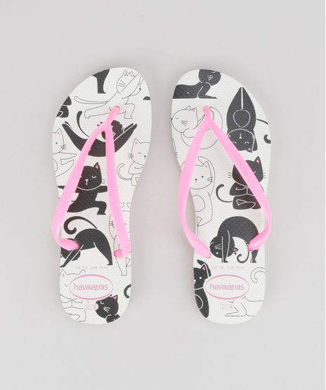 Chinelo-Havaianas-Estampado-de-Gatinhos-Branco-8726686-Branco_1