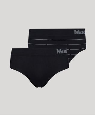 Kit-de-2-Cuecas-Mash-Masculinas-Slip-Listrada-Preta-9957487-Preto_1