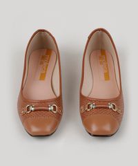 Sapatilha-Feminina-Moleca-Bico-Quadrado-Texturizada-Cobra-Caramelo-9947195-Caramelo_5