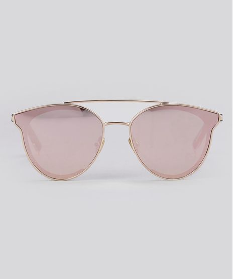 Oculos-de-Sol-Redondo-Espelhado-Feminino-Oneself-Rose-8759619-Rose_1